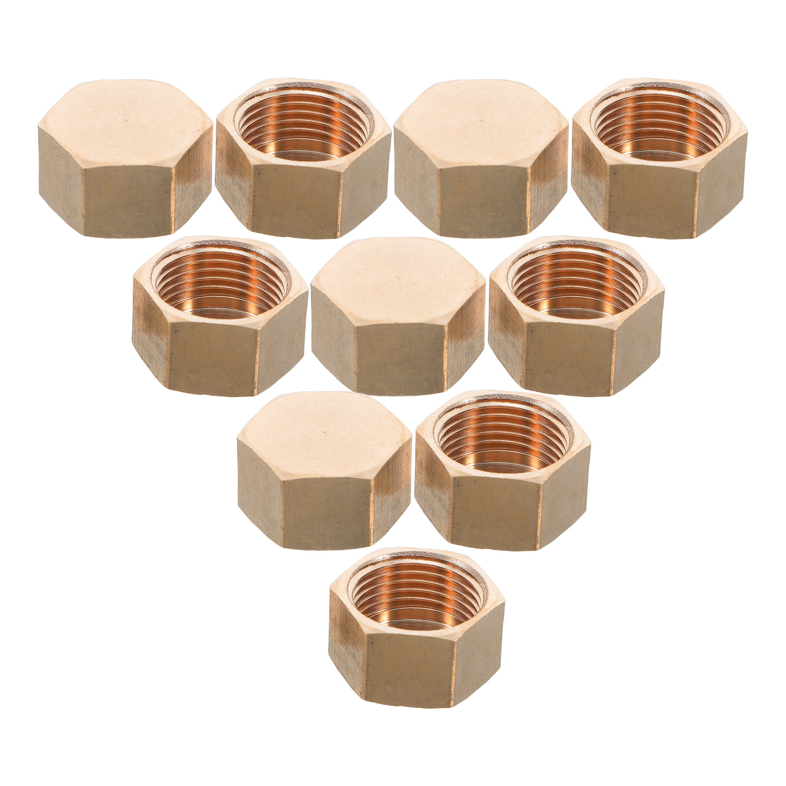 10 Pcs Brass Cap Fitting Stop  - Compression Fitting Brass recension och pris
