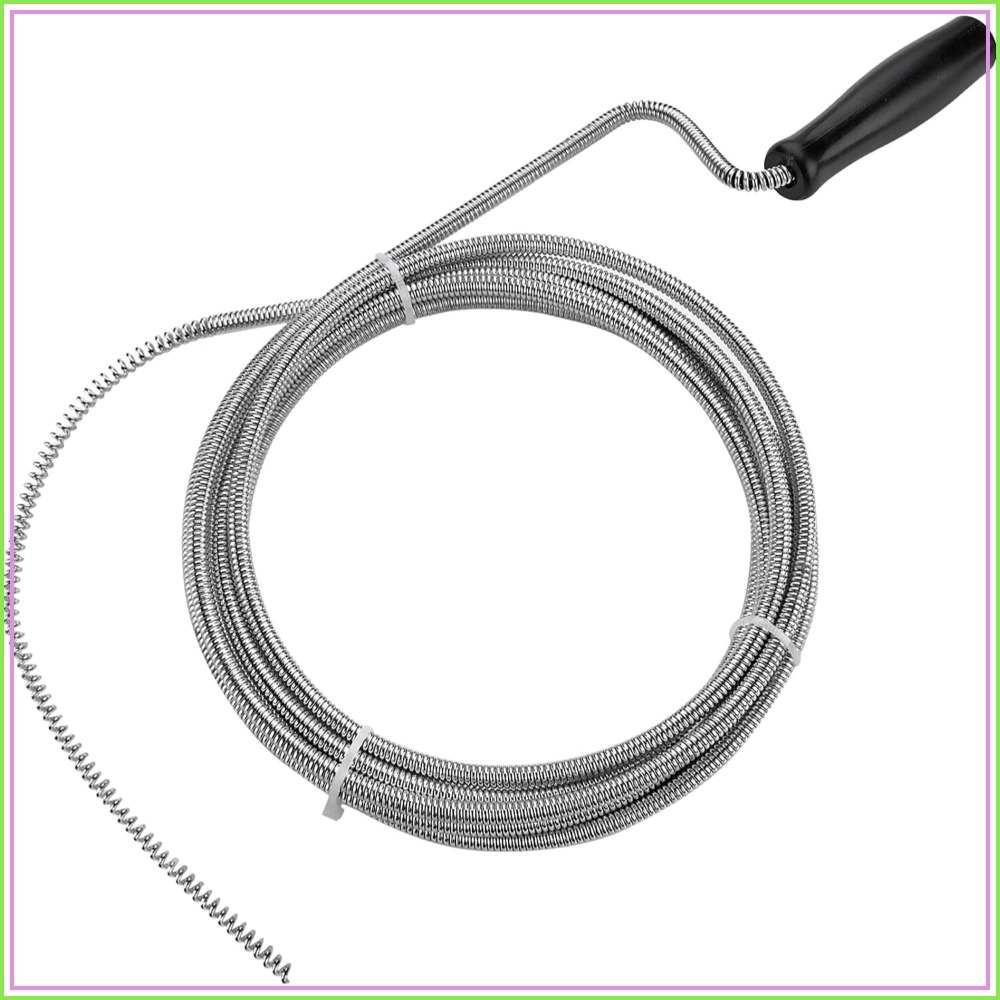 10 ft Metal Plumbers Snake for - Drain Snake Flexible recension och pris