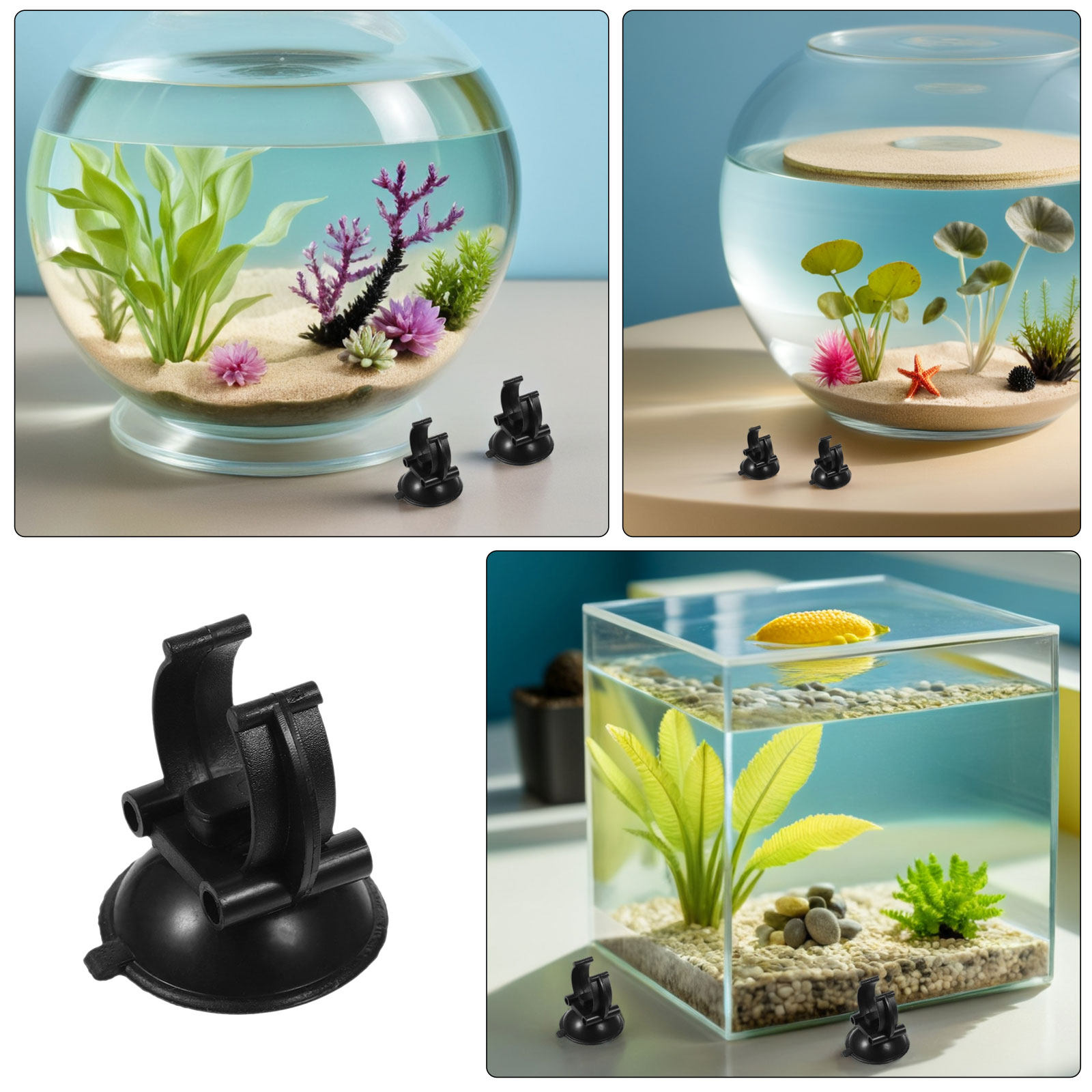 30pcs Aquarium Suction Cup Cli - Plastic Pipe Clip recension och pris
