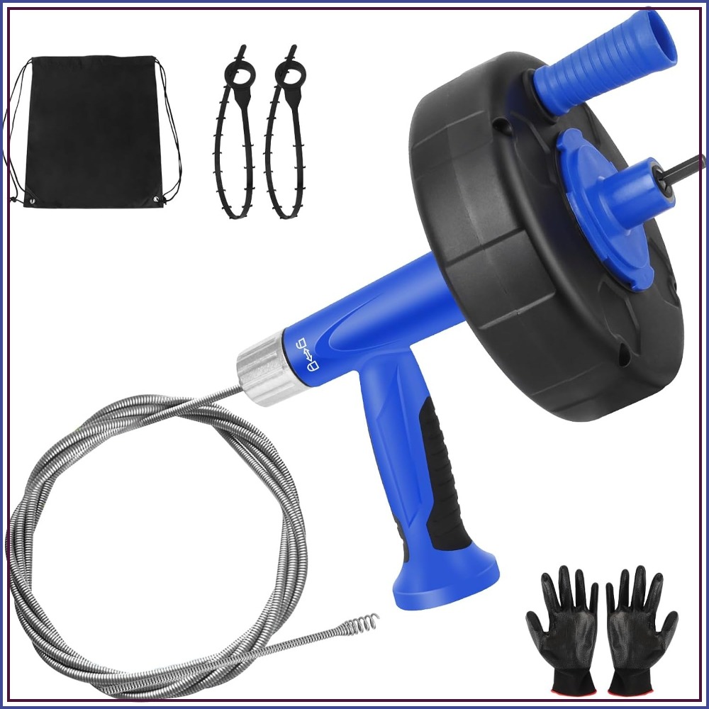 25FT Drain Snake with Drill Ad - Drain Snake Flexible recension och pris